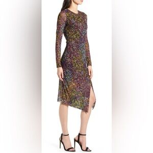 Leith Multicolor Long Sleeve Dress